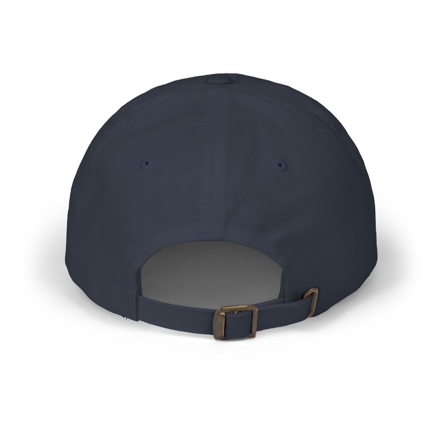 Show Up Living Navy Dad Cap | White Heart-Hands Embroidered Cap