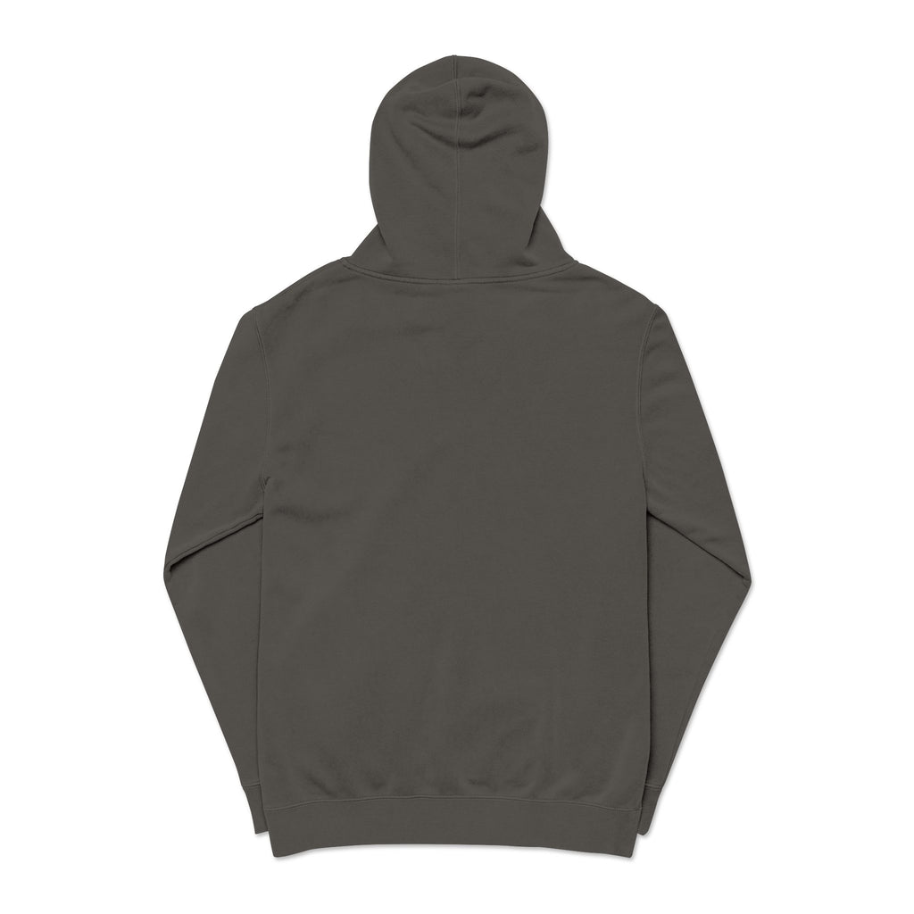 Green hoodie on a white background