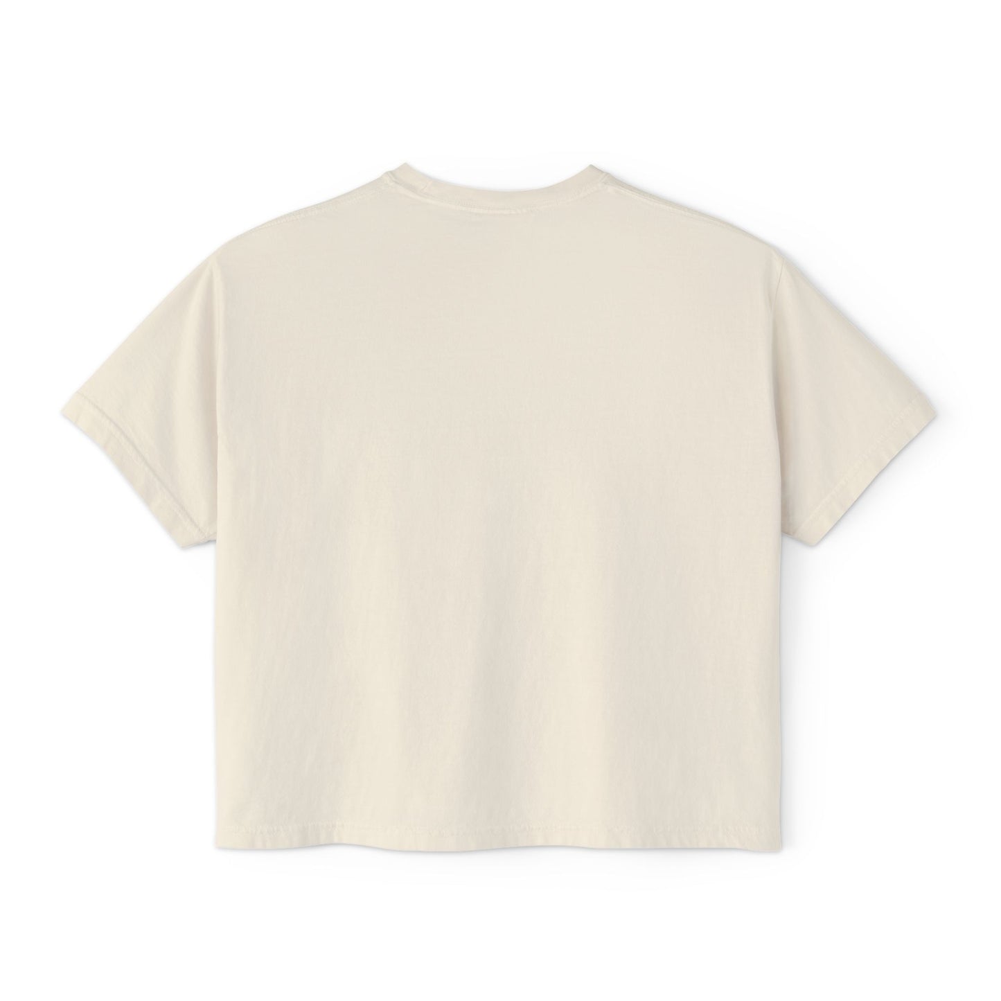 Beige t-shirt on a white background