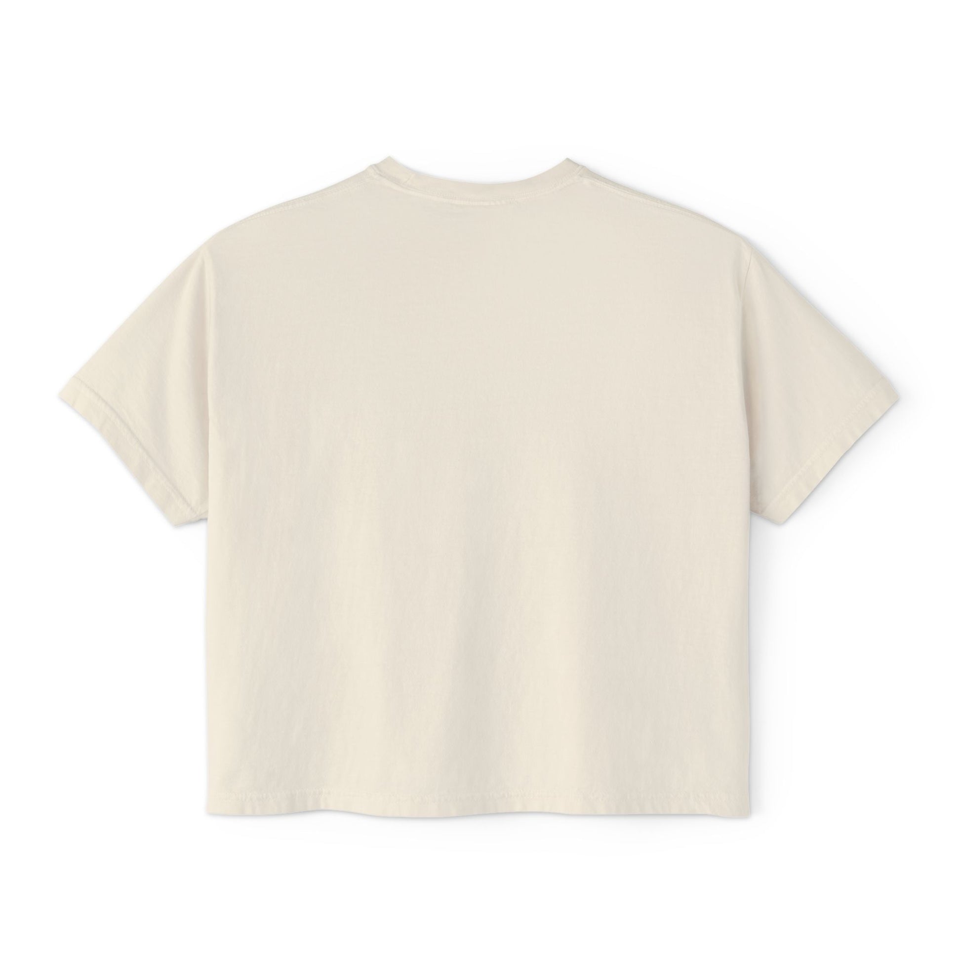 Beige t-shirt on a white background
