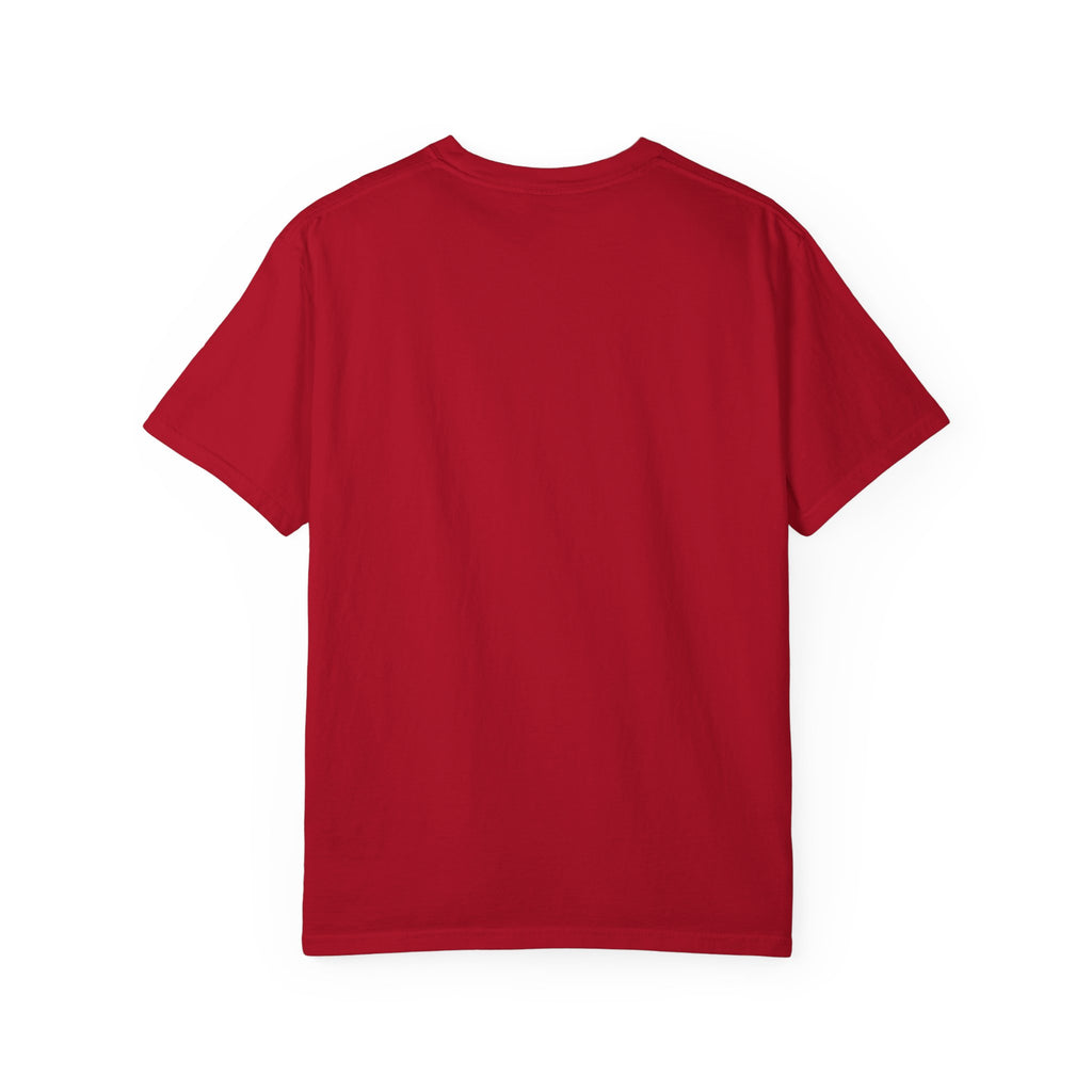 Red t-shirt on a white background